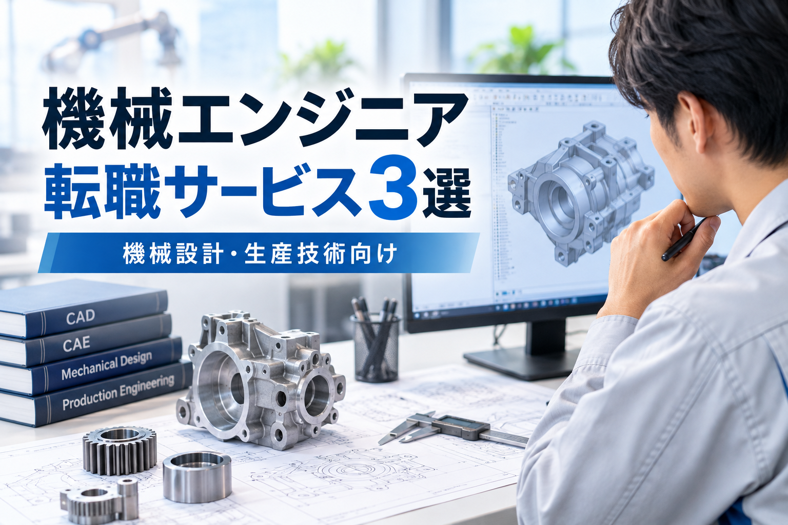 機械エンジニアにおすすめの転職サービス3選